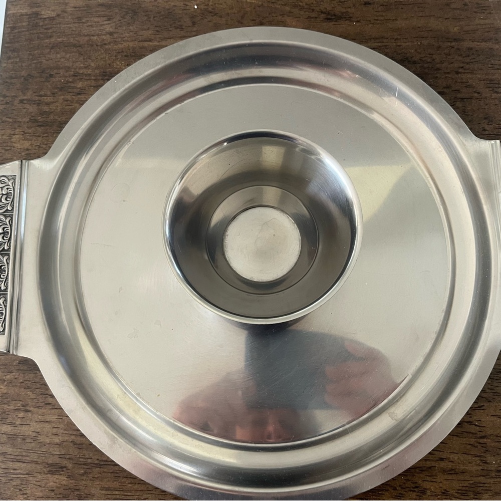 Stainless Steel Serving Dish with Handles